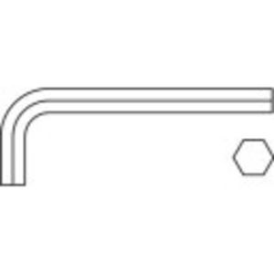 TOOLCRAFT 112867 Inbus Haakse schroevendraaier 22 mm DIN 911