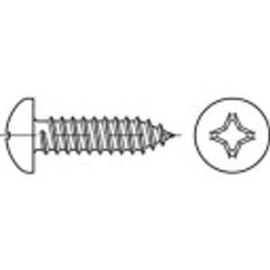 Lenskop-plaatschroeven 2.9 mm 19 mm kruiskop Philips DIN 7981 staal verzinkt 100 stuks TOOLCRAFT