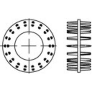 TOOLCRAFT Houten verbindingsstuk Kneedbaar 135715 50 stuk(s) (Ø) 95 mm