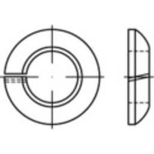 TOOLCRAFT 147237 Veerringen Binnendiameter: 16.5 mm DIN 74361 Verenstaal Galvanisch verzinkt 100 stuk(s)