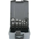 Toolcraft - 1614138 Kegelsenker-Set 6teilig 6.3 mm, 8.3 mm, 10.4 mm, 12.4 mm, 16.5 mm, 20.5 mm hss z