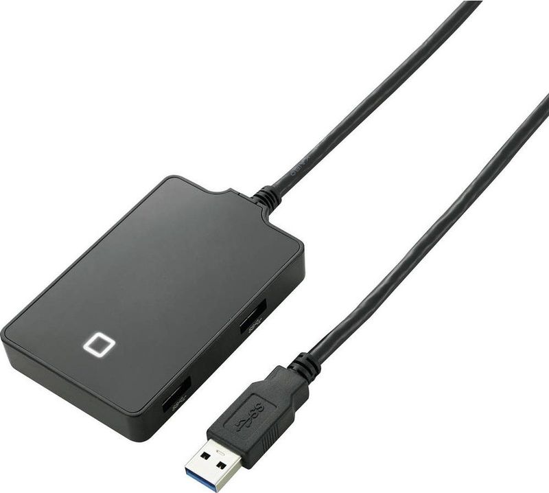 Renkforce USB 3.2 Gen 1 Hub 4 Poorten Zwart