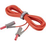Voltcraft - MSB-501 - Veiligheidsmeetsnoer - Rood - 5.00 m - 1 stuk