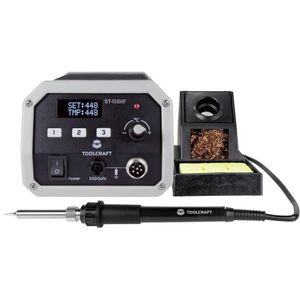 TOOLCRAFT ST-150 HF Hoogfrequent soldeerstation Digitaal 150 W 50 - 480 °C Incl. soldeerpunt