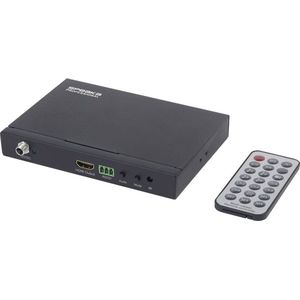 SpeaKa Professional SP-HDS-QMV100 4 poorten HDMI Quad Multi-Viewer Met afstandsbediening Full HD 1080p @ 60 Hz