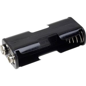 TRU COMPONENTS BH-322-1B Batteriehalter 2x Mignon (AA) Druckknopfanschluss