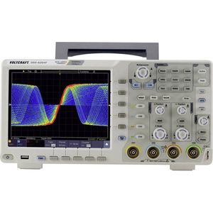 VOLTCRAFT DSO-6204F Digitale Oscilloscoop 200 MHz 4-kanaals 1 GSa/S 10000 Kpts 8 Bit Digitaal Geheugen (DSO - Functiege
