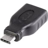 Renkforce USB 3.2 Gen 1 (USB 3.0) Adapter [1x USB-C stekker - 1x USB 3.2 Gen 1 bus A (USB 3.0)] Met OTG-functie, Vergul