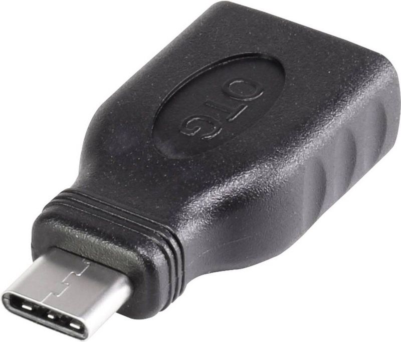 Renkforce USB 3.2 Gen 1 Adapter - USB-C Naar USB 3.2 Gen 1 Bus A - OTG - Verguld