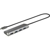 Renkforce USB Hub - 3.1 Gen 1 - 4 Poorten - Zilver