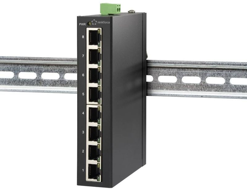 Renkforce FEH-800 Industrial Ethernet Switch