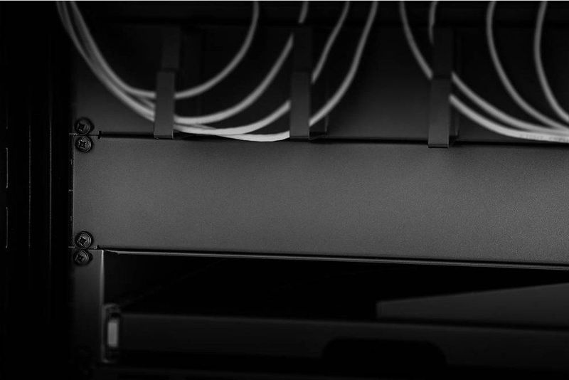 Renkforce RF-3429136 19 inch Afdekking voor patchkast 2 HE Donkergrijs