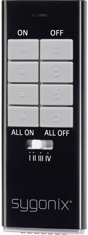 RS2W SY-RS2W-F2 Afstandsbediening Draadloos Bereik max. (in het vrije veld) 150 m