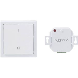 Sygonix RSL Schakelset Oppervlakmontage, Inbouw (in muur of meubel) Schakelvermogen (max.) 2000 W Bereik max. (in het v