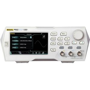 Rigol DG812 Functiegenerator 10 MHz (max) 2-kanaals Arbitrair, Driehoek, Lorentz-verdeling, Puls, Ruis, Blok, Sinus