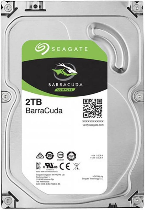 Seagate - BarraCuda - Harde Schijf - 2 TB - 3.5 Inch - SMR