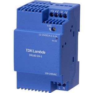 TDK-Lambda DRL60-12-1 DIN-rail netvoeding 12 V 4.5 A 54 W Inhoud 1 stuk(s)
