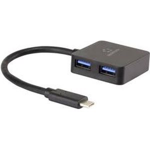 Renkforce USB 3.2 Gen 1 Hub 4 Poorten Zwart
