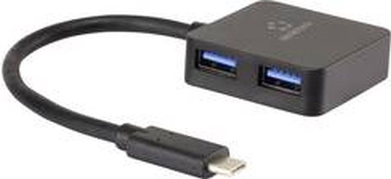 Renkforce USB 3.2 Gen 1 Hub 4 Poorten Zwart