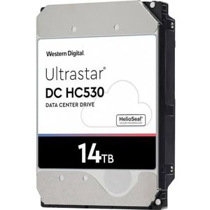 WD Interne harde schijf 8,9 cm (3,5 inch) Ultrastar HC530 14 TB SATA III Bulk (0.25 TB, 3.5"", CMR), Harde schijf