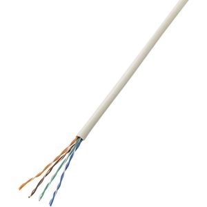 TRU COMPONENTS TC-7572796 Telefonkabel J-Y(ST)Y 2 x 2 x 0,60 mm Grå 25 m