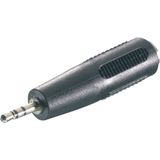 SpeaKa Professional - Jack Adapter - Audio-adapter - Zwart