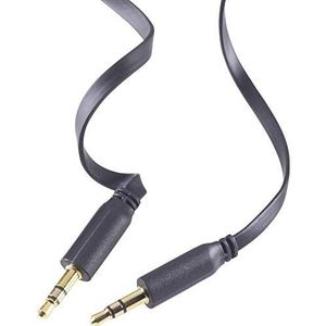 SpeaKa Professional Jackplug Audio Aansluitkabel Super Flat [1x Jackplug male 3,5 mm - 1x Jackplug male 3,5 mm] 2.00 m