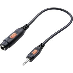 SpeaKa Professional SP-7870652 jack audio adapter [1x jack plug 3.5mm - 1x jack jack 6.35