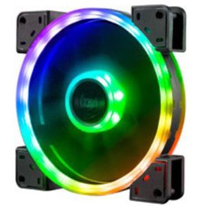 Akasa Vegas TLY PC-ventilator RGB (b x h x d) 140 x 140 x 25 mm Incl. LED-verlichting