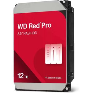 WD - Red Pro - Harde Schijf - Rood - 12 TB, 3.5"