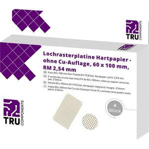 Tru Components Eurobord zonder koperlaag (Bestuur), Elektronica benodigdheden + Behuizing