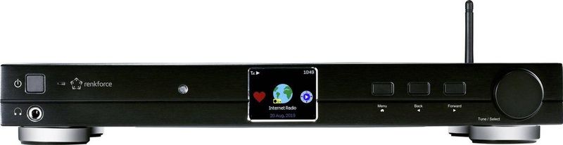 Renkforce RF-DAB-IR1700 Radio-adapter DAB+, VHF (FM), Internet WiFi, LAN, Bluetooth, DLNA, Internetradio Geschikt voor