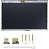 TRU COMPONENTS Touchscreenmonitor 12.7 cm (5 inch) 800 x 480 Pixel Geschikt voor serie: Raspberry Pi®