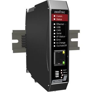 Deditec NET-CPU-PRO-CS NET-CPU-PRO-CS Multifunctionele module CAN Bus, USB, Ethernet, RS-232, RS-485 Aantal ingangen: 0
