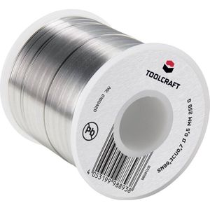 TOOLCRAFT - Soldeerdraad - 250 g - 0,5 mm - Tin-Koper