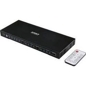 SpeaKa Professional - HDMI-switch - Zwart - 4 x 2 Poorten