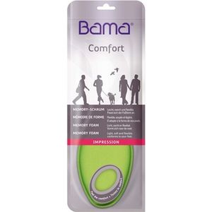 Bama Comfort Impression Inlegzool Memory Foam Zacht Licht En Flexibel Groen