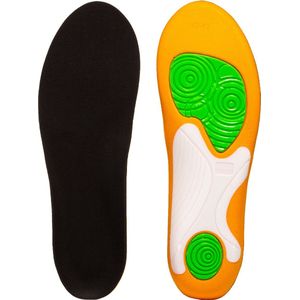 Bama voetbed binnenzool, inlegzolen ondersteuning voor sneaker en vrijetijdsschoenen met hoogwaardige, ademende en luchtdoorlatende microvezel - 44_45