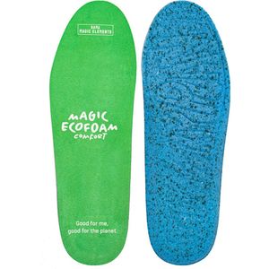 Bama Magic Soft Comfort Sole, met Ecofoam voor zacht dempingscomfort, met micro luchtkamers, groen/blauw, wasbaar - 39_40