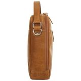 mano Don Pietro Handtas Leder 25 cm cognac