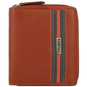 mano Don Leonardo Portemonnee RFID Leer 10 cm cognac