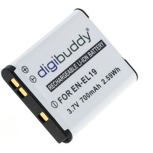 digibuddy A Merk Accu Batterij Nikon EN-EL19 - 700mAh