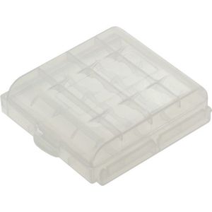 Bewaarbox voor 4x Accu Batterij AAA of AA Penlite