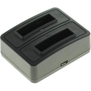Duo oplader voor 2 camera accu's Canon NB-12L