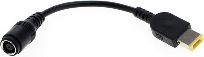 Adapterkabel voor Lenovo ThinkPad Lader - 0,15 meter - Zwart