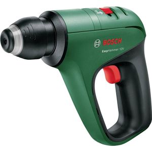 Bosch Groen EasyHammer 12V Accu Boorhamer | 0,5 J | Incl 2 boren en 6 lange bits | In doos - 06039D0000