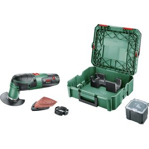 Bosch Groen PMF 2000 CE + SystemBox Multifunctioneel gereedschap | 220W | Excl. accu en lader | in koffer - 0603102007