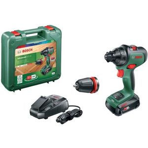 Bosch AdvancedDrill 18 Accuschroefboormachine  - Met Koffer - Met 1x 18 V Accu en Lader