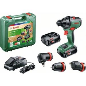 Bosch Home and Garden AdvancedDrill 18 Accu-schroefboormachine 18 V 2 snelheden Incl. 2 accu's, Incl. koffer, Incl. lad