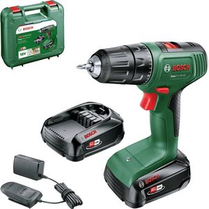 Bosch Home and Garden EasyDrill 18V-40 06039D8002 Accu-schroefboormachine 18 V 1.5 Ah Li-ion Incl. 2 accus, Incl. lader, Incl. koffer